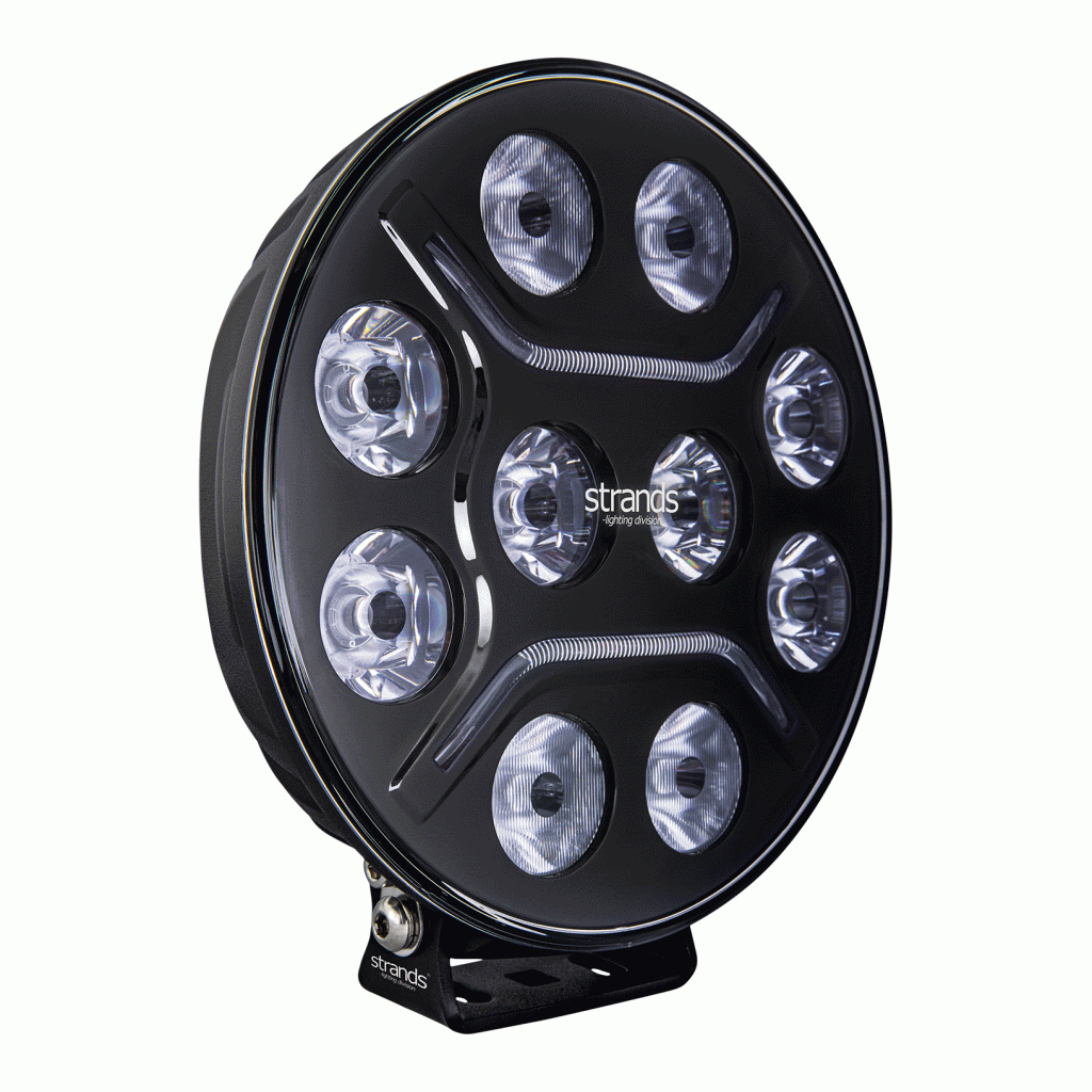 9" Intense Round Driving Light, E-Marked