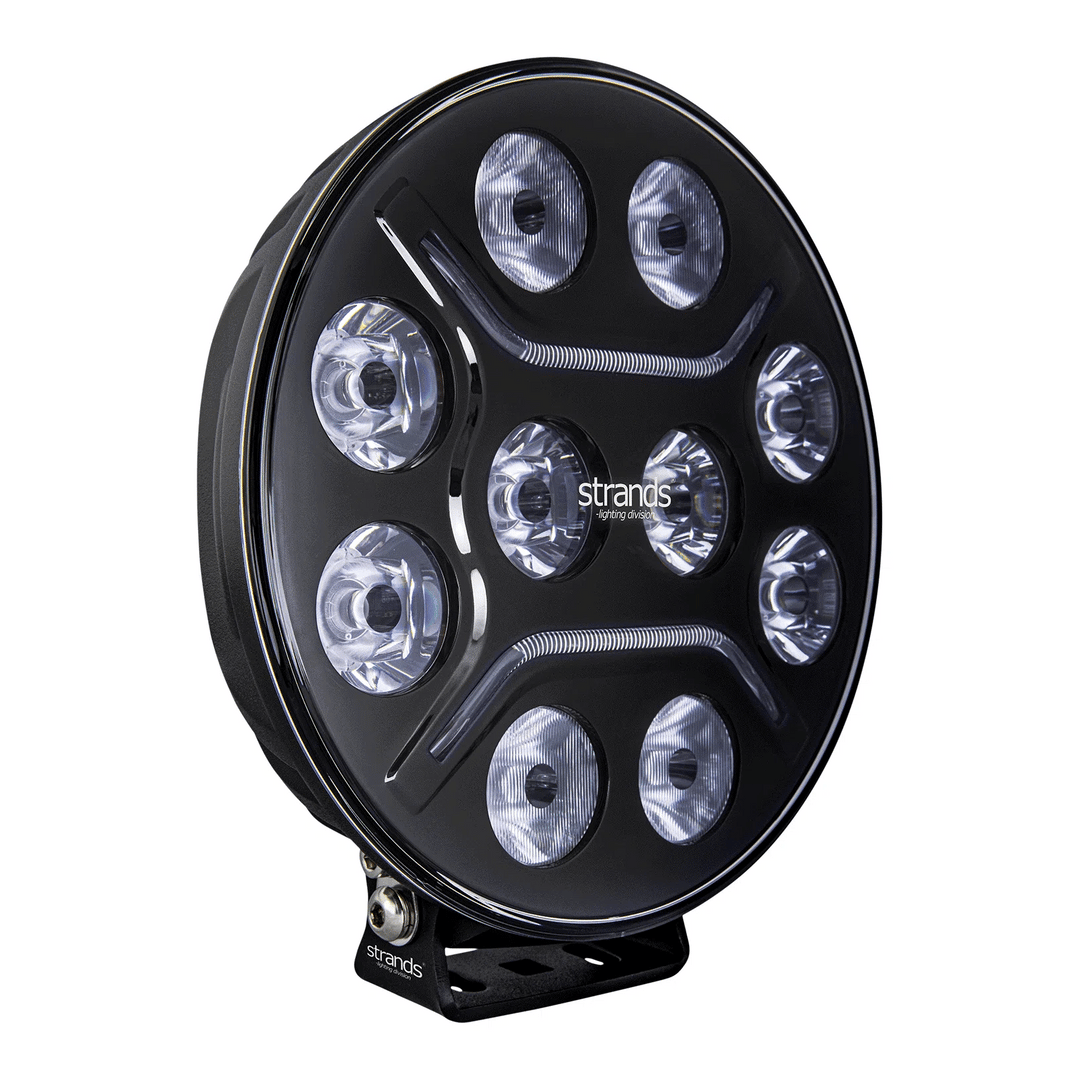 9" Intense Round Driving Light, E-Marked