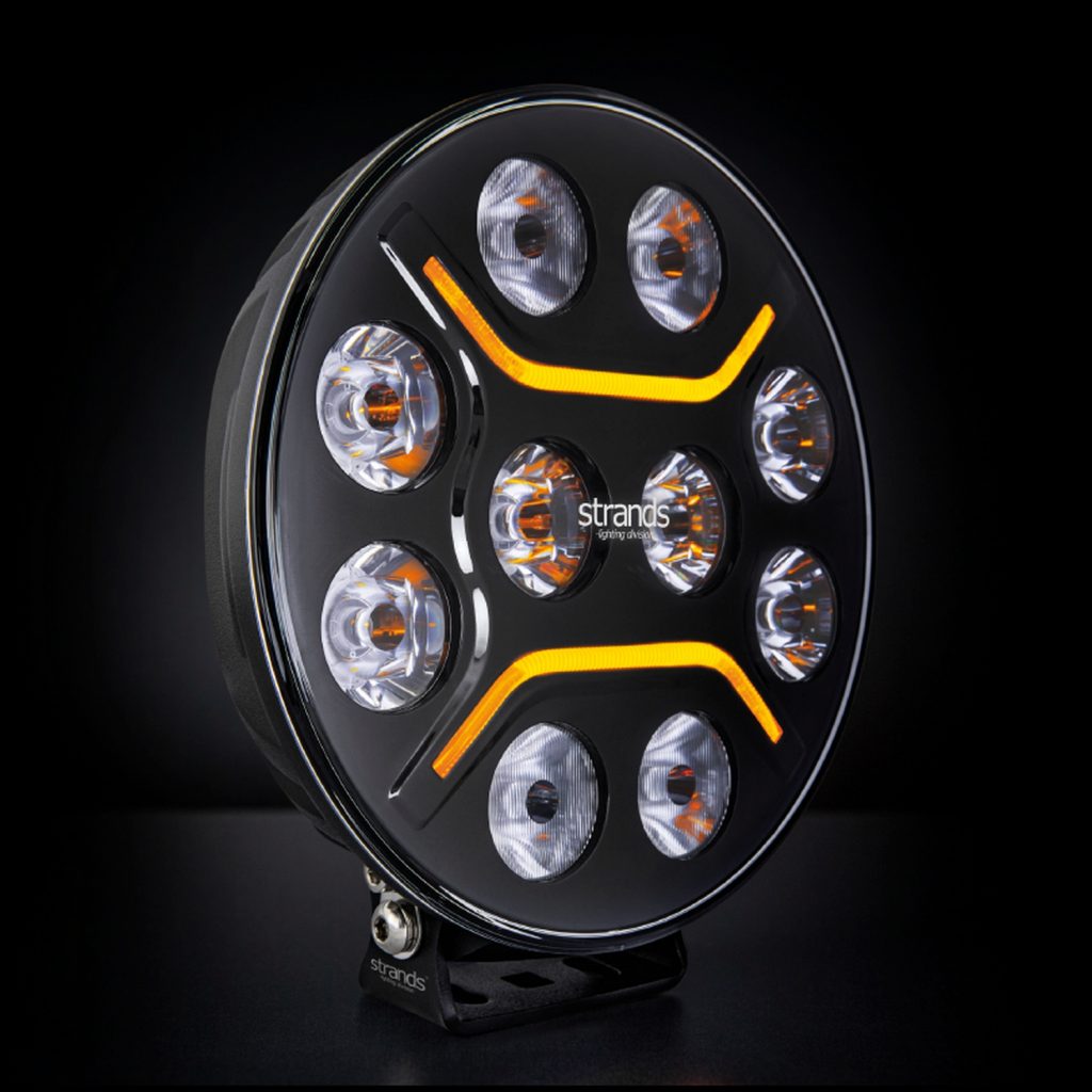 9" Intense Round Driving Light, E-Marked