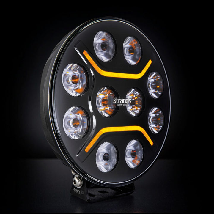 9" Intense Round Driving Light, E-Marked