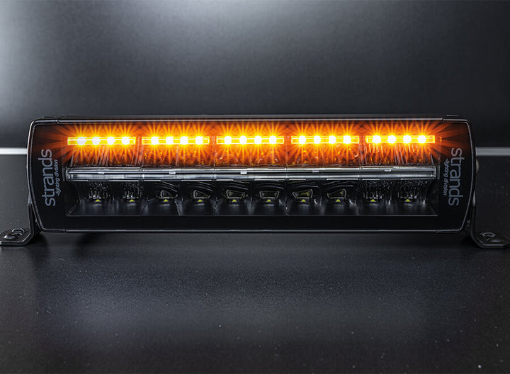 12" Siberia Night Guard Double Row with Warning Strobe