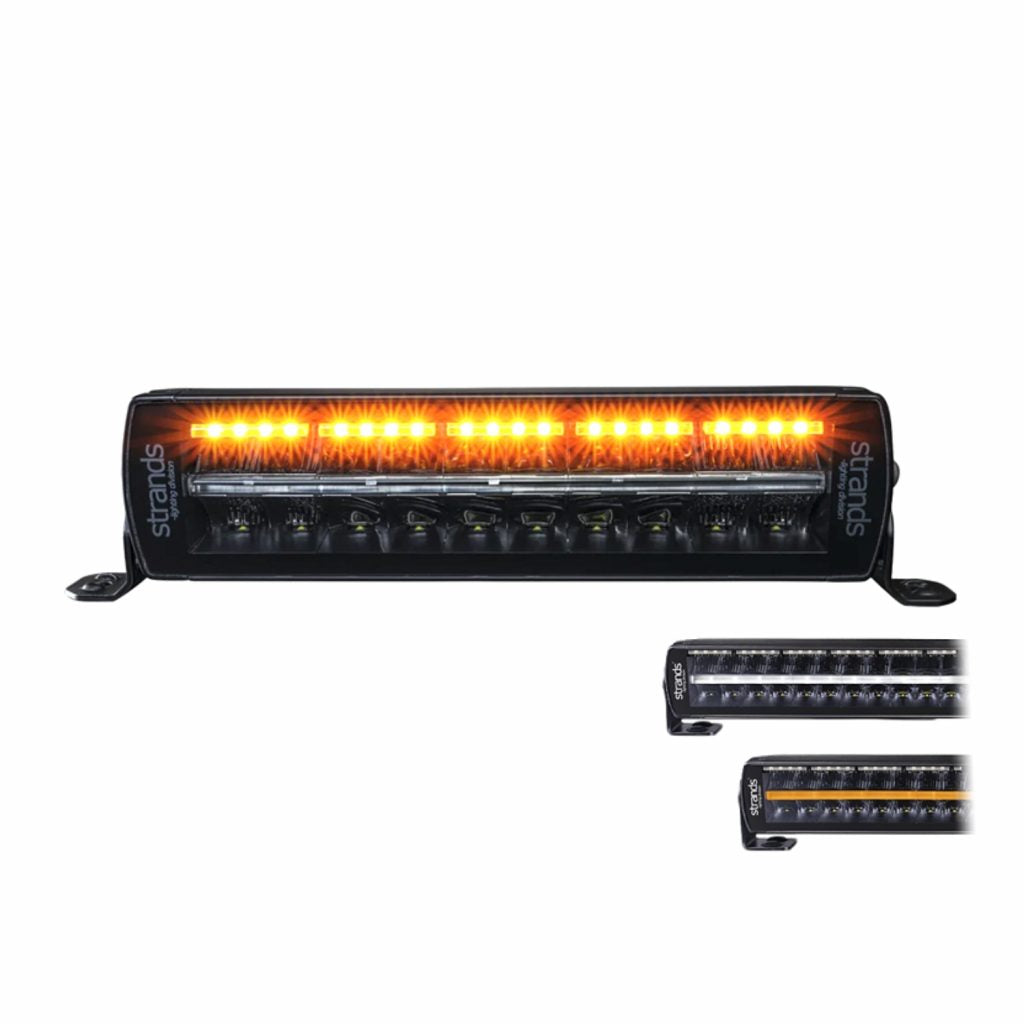12" Siberia Night Guard Double Row with Warning Strobe