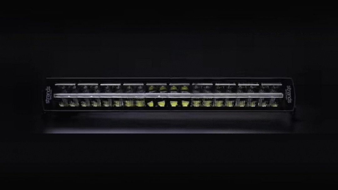 12" Siberia Night Guard Double Row with Warning Strobe