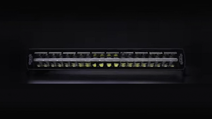 12" Siberia Night Guard Double Row with Warning Strobe