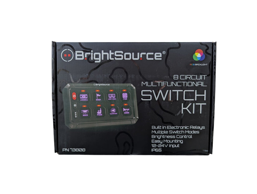Multifunctional Switch Panel Kits now Available in 6, 8 & 12 gang models
