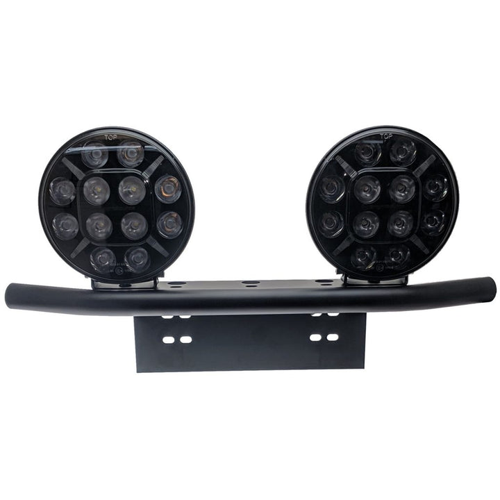 7" Titanium Driving Light with Amber/White Position