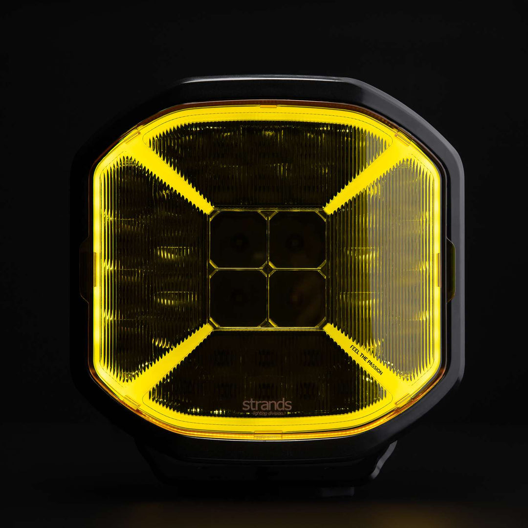 SIBERIA X COVER YELLOW FLOOD LENS 7″ (SINGLE)