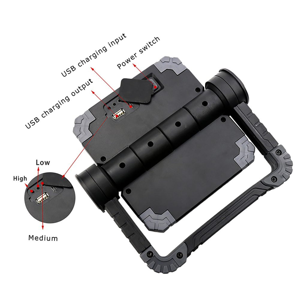 (Open Box) Articulated Double Sided Work Light