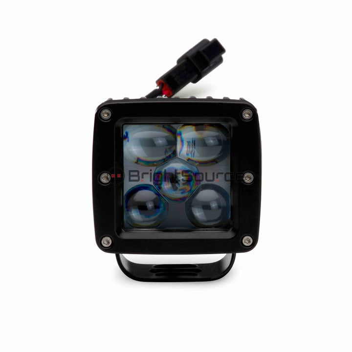 (Open Box) 3" Cube Light Kit (2 Lights), SAE/DOT Compliant, Spot Pattern, 25W