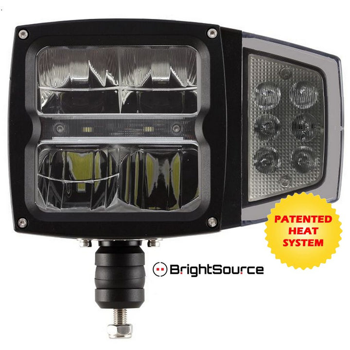 Heated Snow Plow Light, SAE Approved / DOT Compliant