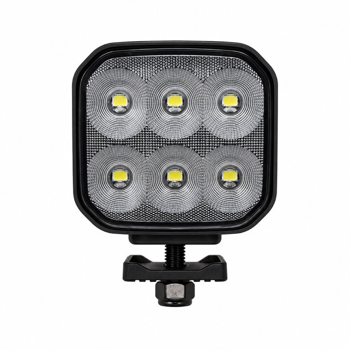 3.3" Square Work Light, Black Thermoplastic Housing