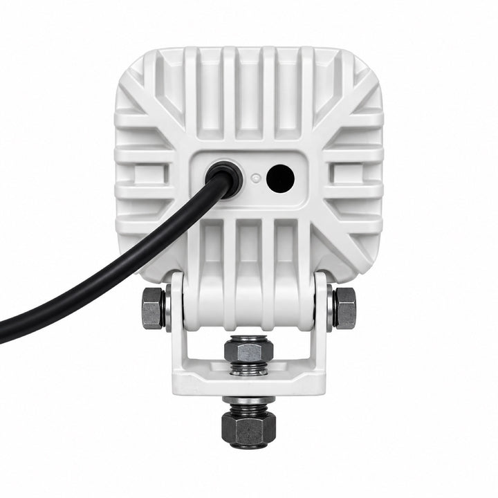 3.3" Square Work Light, White Thermoplastic Housing