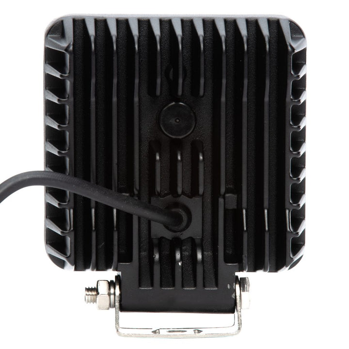 4" Square Work Light, Flood Pattern, Bezeless Lens Design, 36W