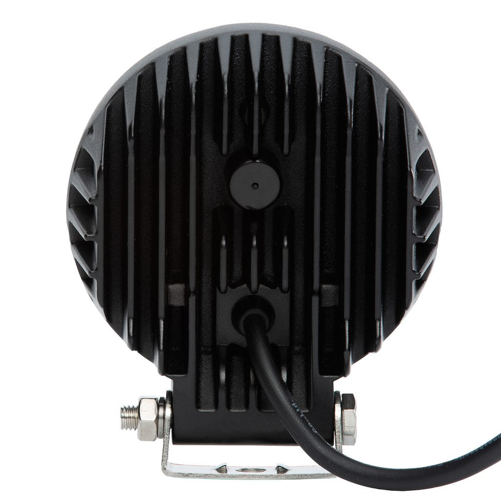 4" Round Work Light, Flood Pattern, Bezeless Lens Design, 36W