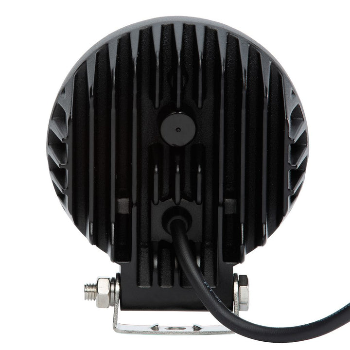4" Round Work Light, Flood Pattern, Bezeless Lens Design, 36W