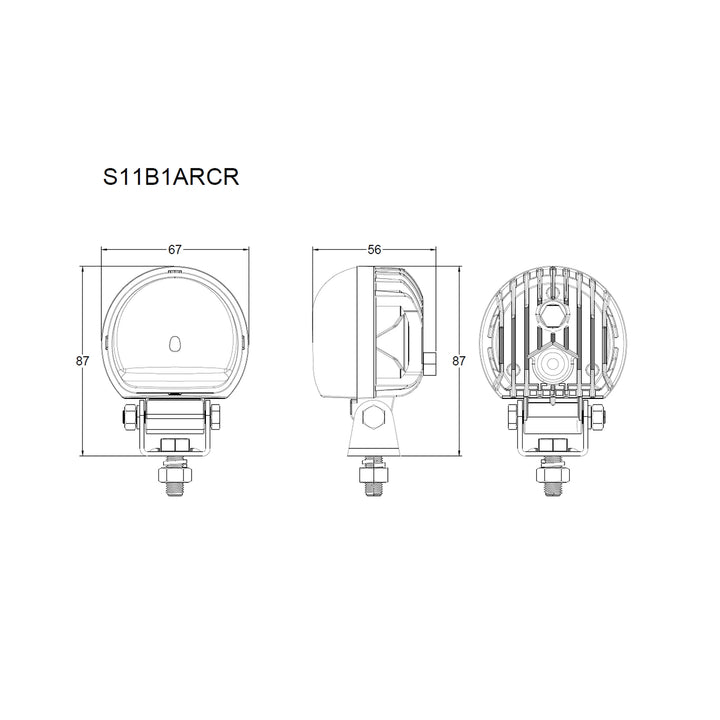 Forklift Safety Light Red Arc
