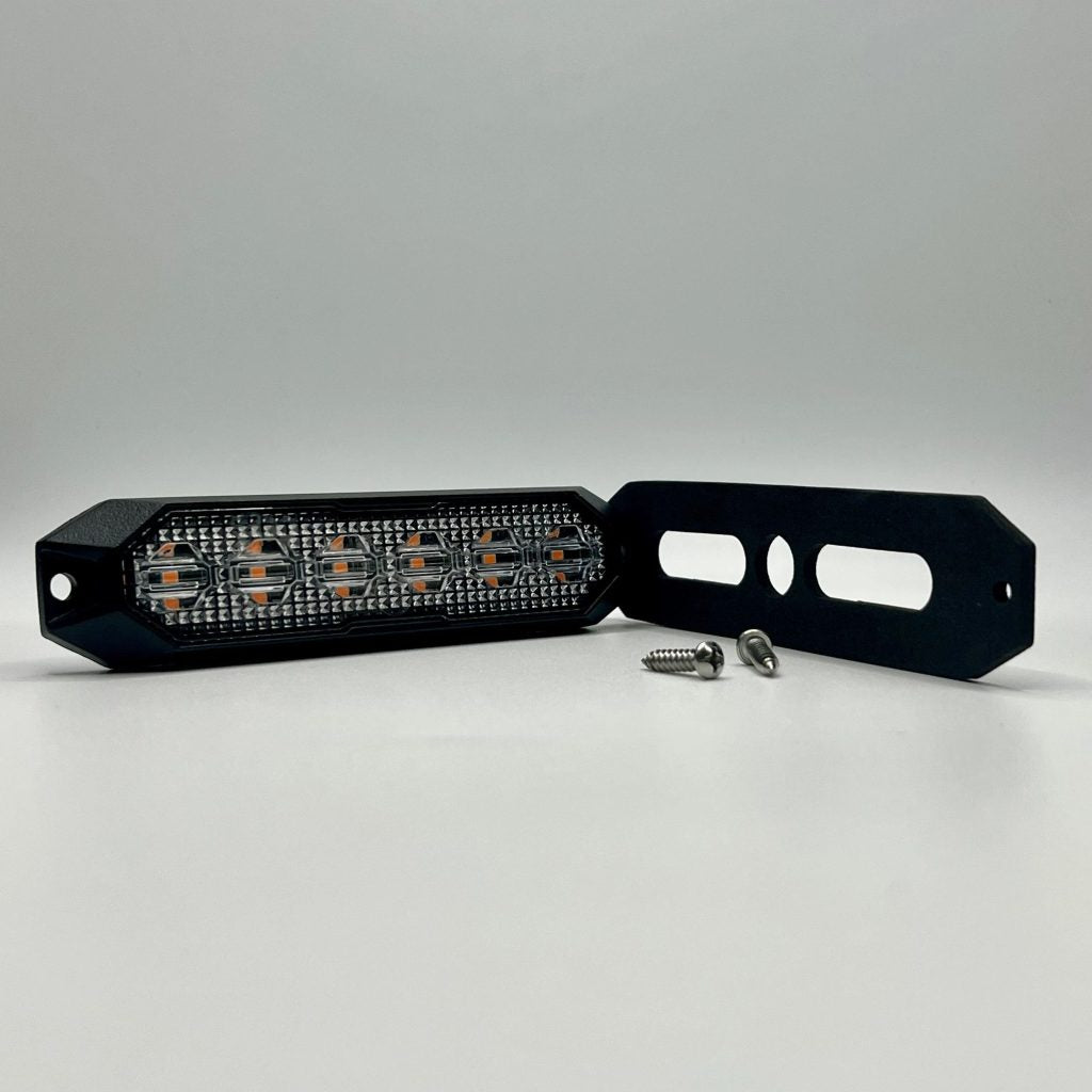 6 LED Stealth Warning/Marker Light Amber/Blue