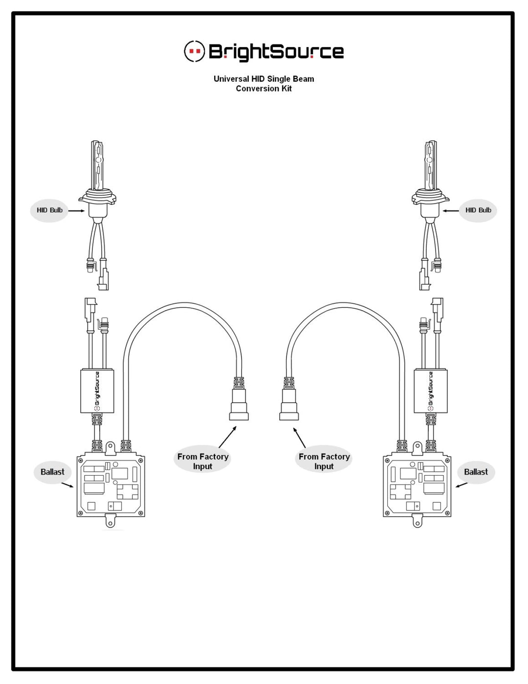 #39993 H3 - HID Conversion Kit (Fog)