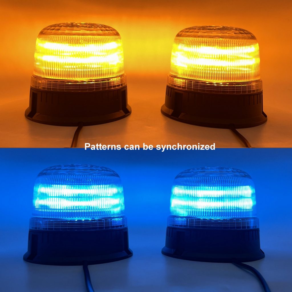Diamond Series Mid-Size Warning Beacon - 8 Flash Patterns, SAE Class 1