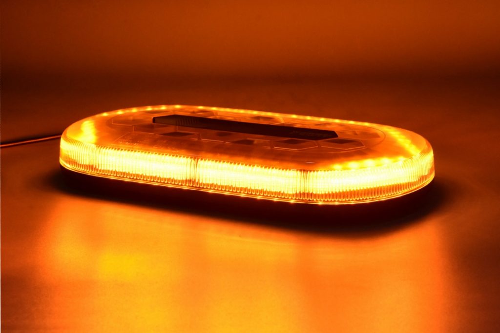Diamond Series Mini Light Bar, 10 Flash Patterns, SAE Class 1