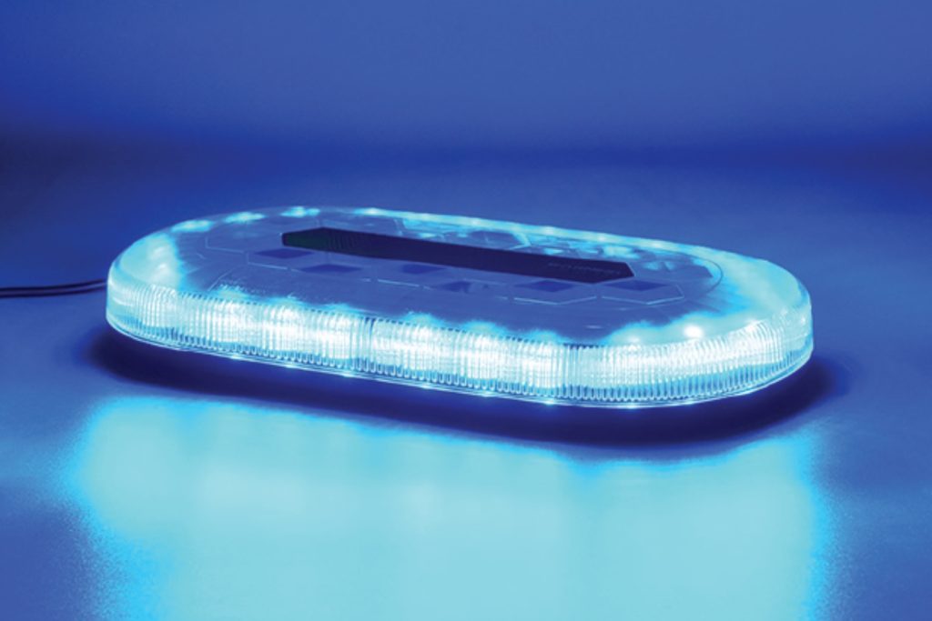 Diamond Series Mini Light Bar, 10 Flash Patterns, SAE Class 1