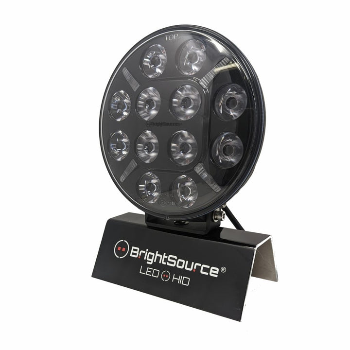 7" Titanium Driving Light with Amber/White Position