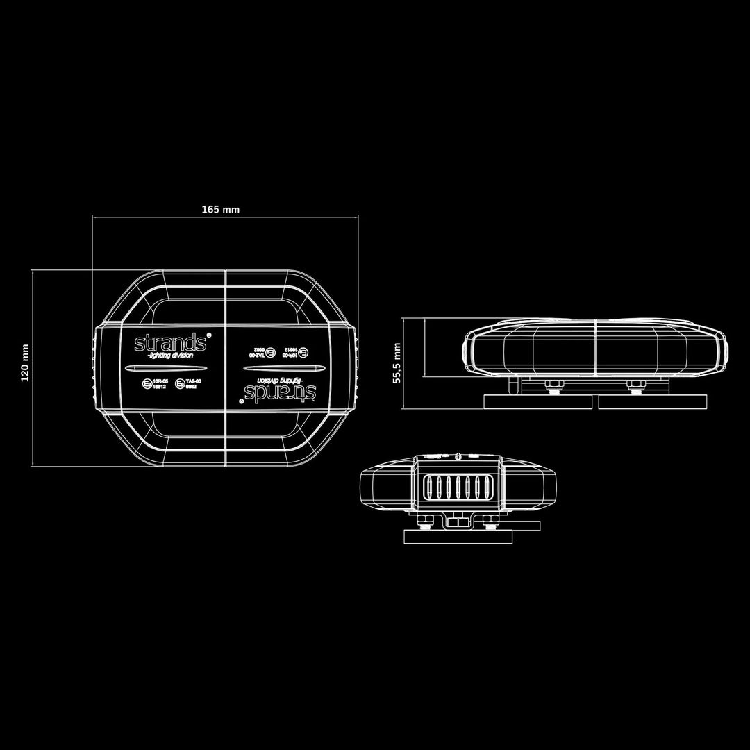 12" Cruise / Warning Light Roof Bar
