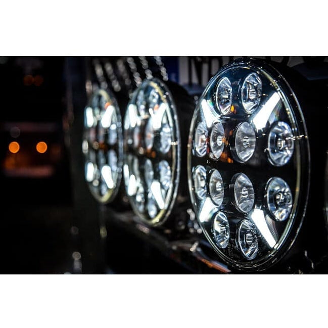 9" Titanium E-Marked Driving Light Kit